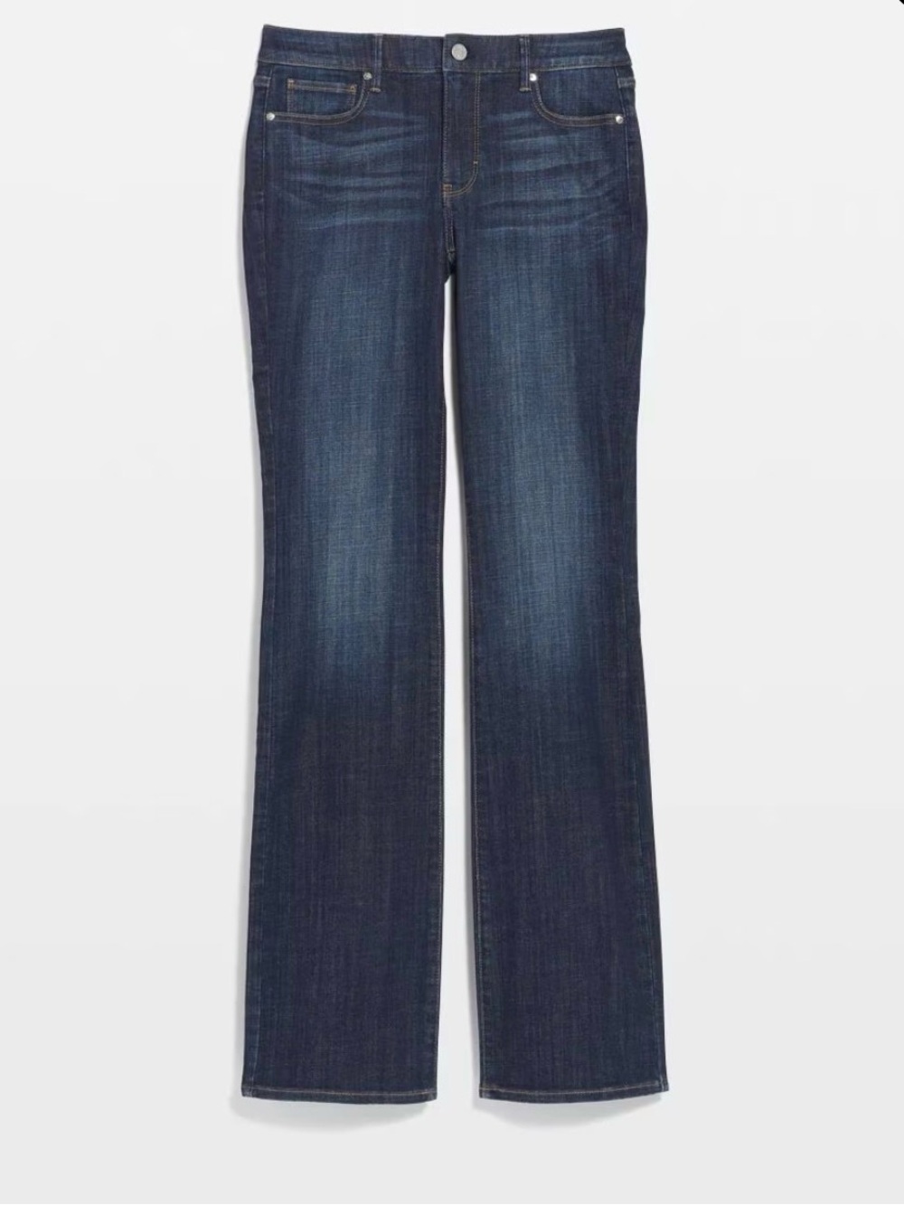 WHBM Women's Mid-RiseBootcut Jeans - Dark Blue